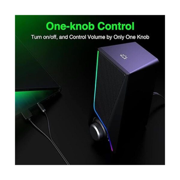 Altavoces para computadora altavoces RGB para PC con 6_4