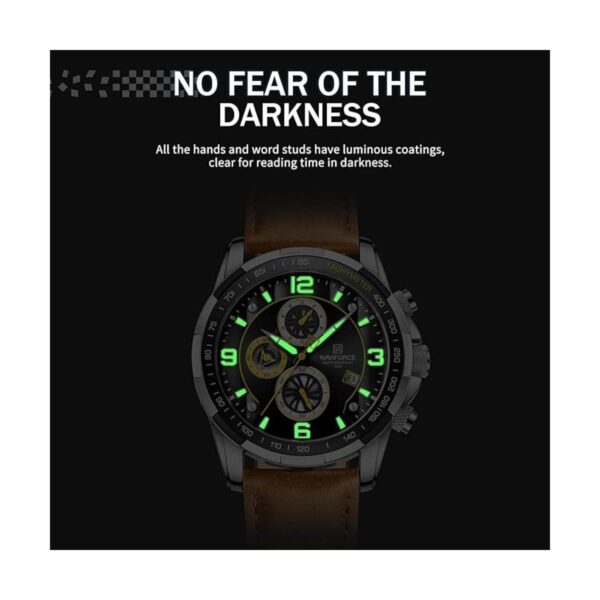 NAVIFORCE Relojes deportivos para hombre analógico de_5