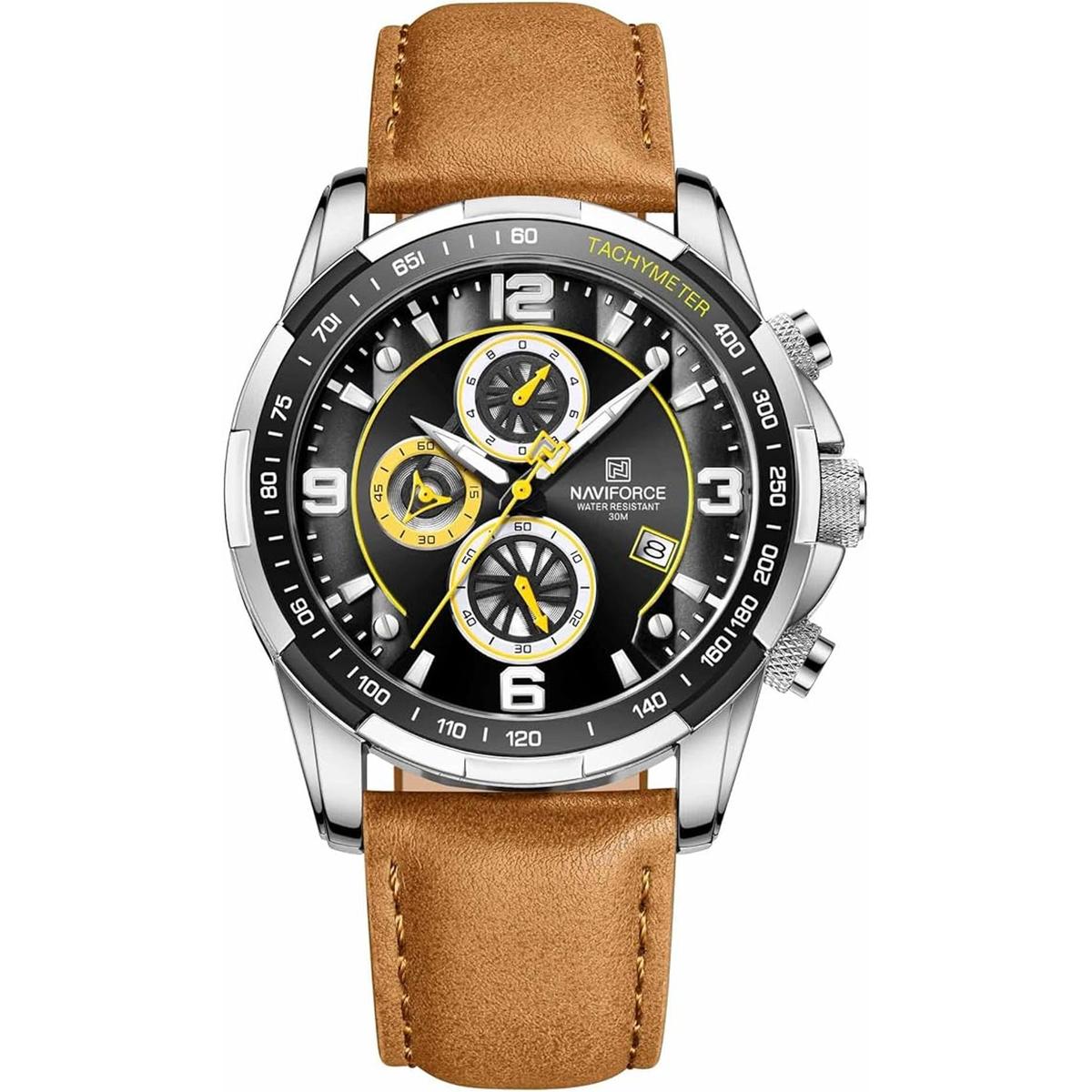NAVIFORCE Relojes deportivos para hombre analógico de