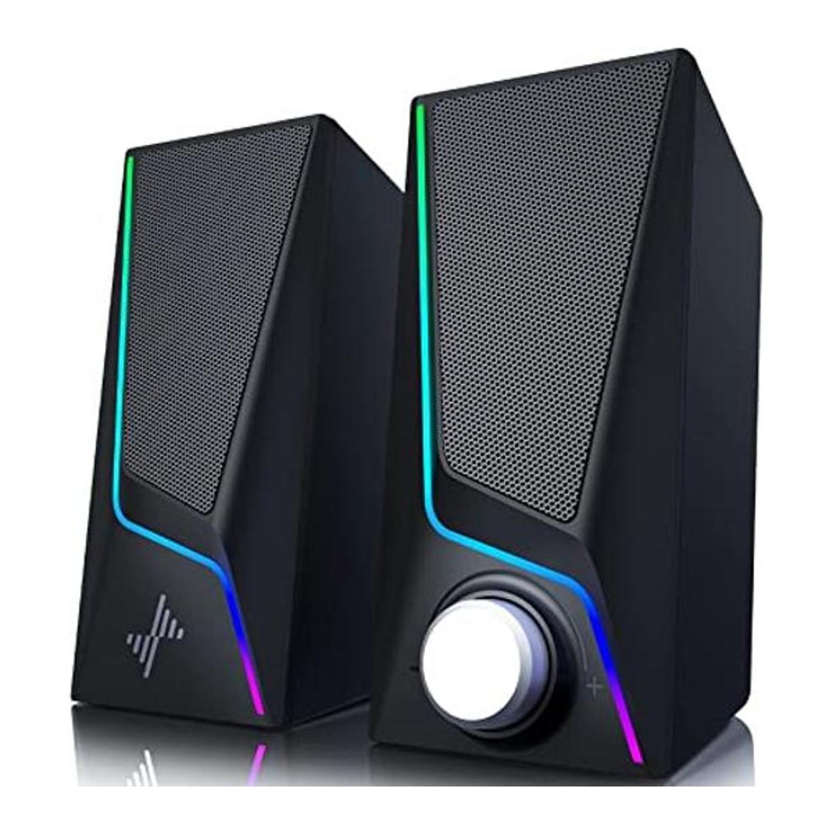 Altavoces para computadora altavoces RGB para PC con 6