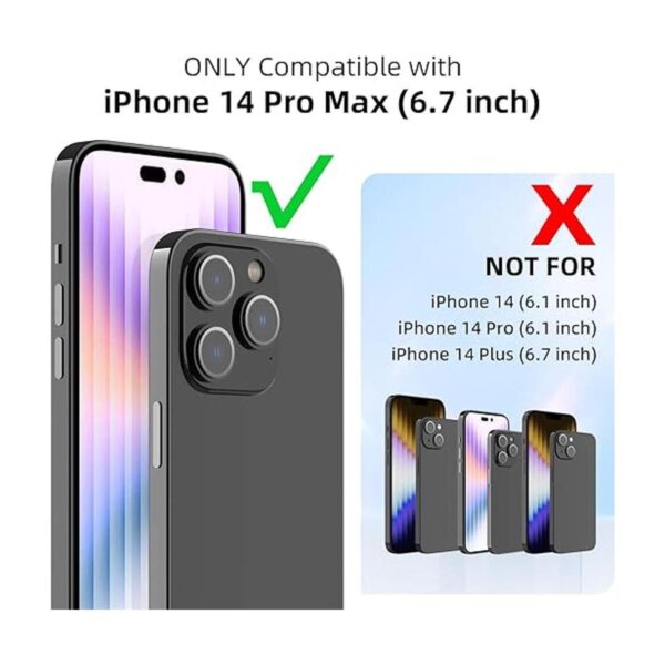 Nillkin Funda diseñada para iPhone 14 Pro Max con funda de_2