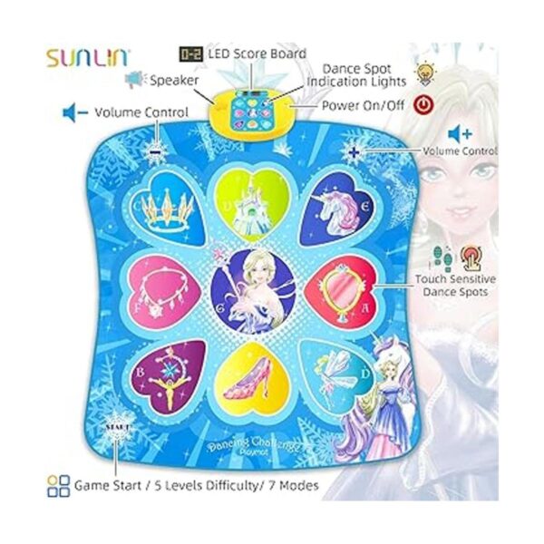 SUNLIN Tapete de baile juguetes de regalo para niñas de_2