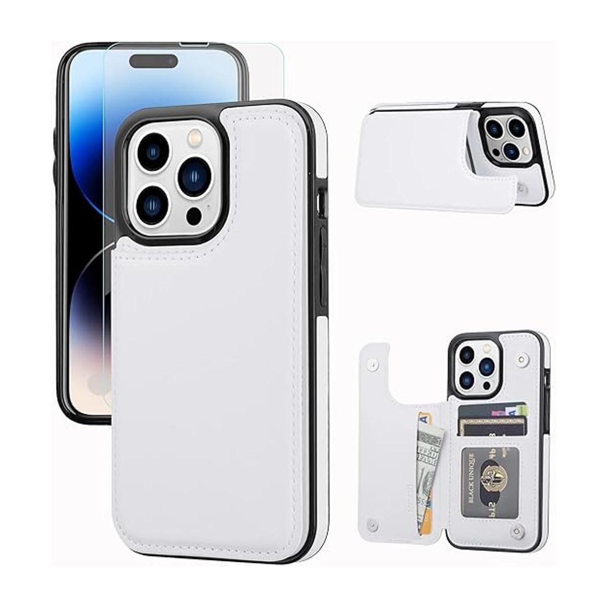 JOYAKI Funda tipo cartera compatible con iPhone 14 Pro