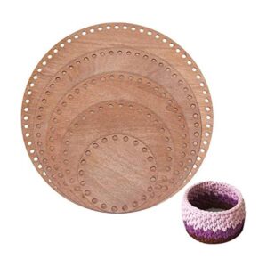 PH PandaHall Cesta de madera natural de 5 tamaños parte