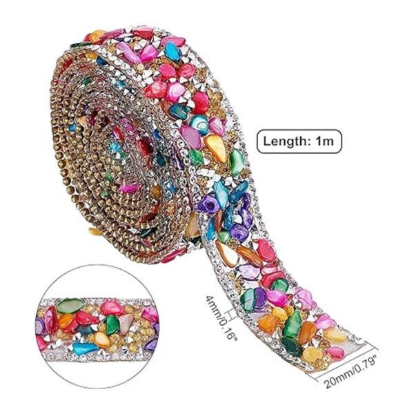 PH PandaHall Cinta termoadhesiva con diamantes de