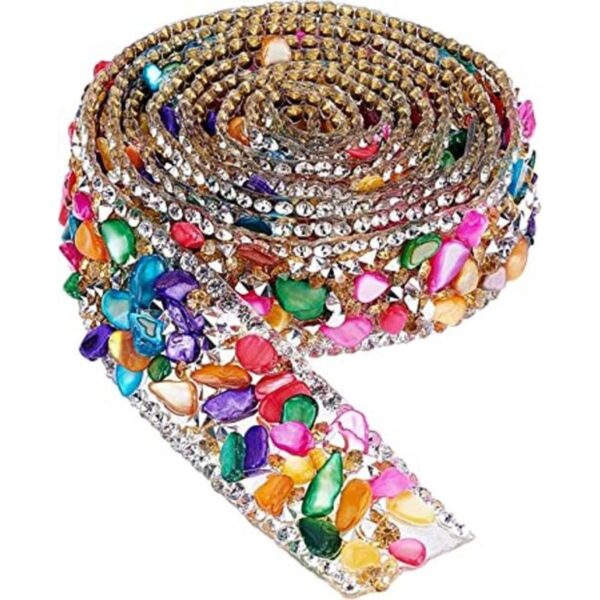 PH PandaHall Cinta termoadhesiva con diamantes de