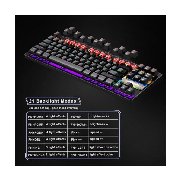Anivia Teclado mecánico verdadero para juegos teclado USB