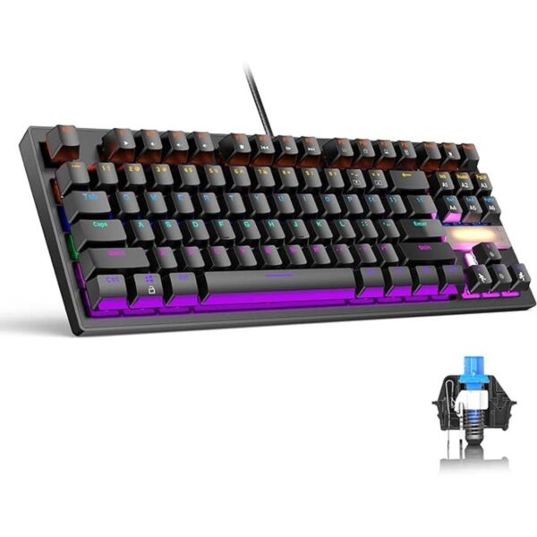 Anivia Teclado mecánico verdadero para juegos teclado USB