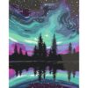 Pintura por números llena de estrellas pintura por número
