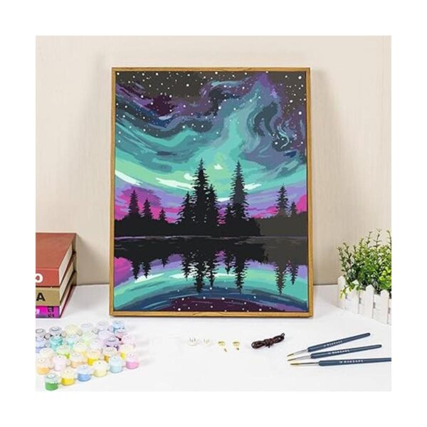 Pintura por números llena de estrellas pintura por número
