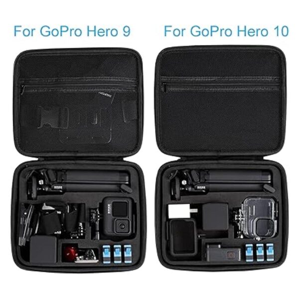 Funda rígida para cámara de acción plateada GoPro Hero_3