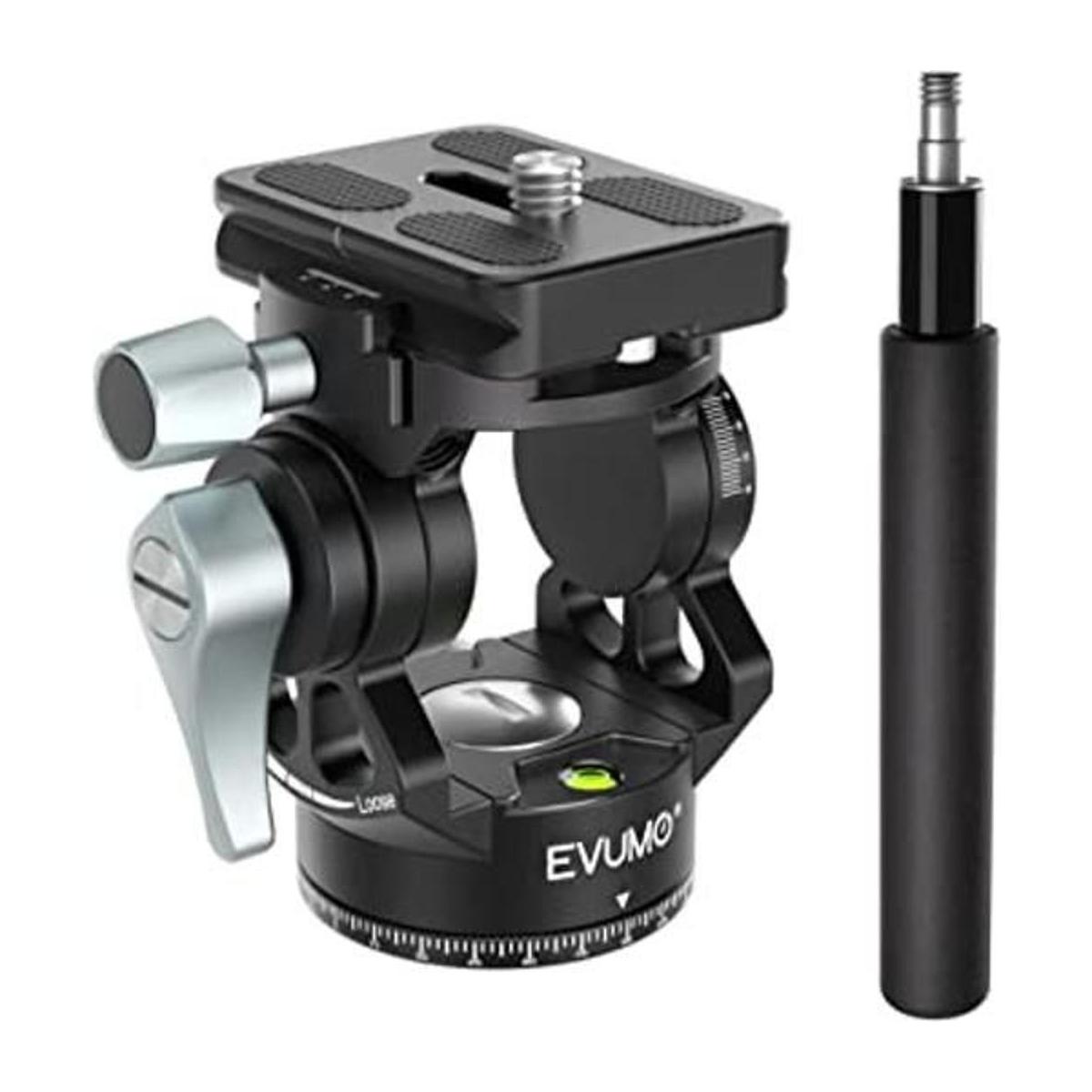 EVUMO Mini cabezal de líquido de video cámara compacta