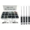 TEIRAY Kit de 600 tornillos RC y destornilladores RC Juego_1