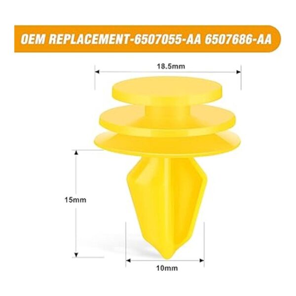 GOOACC 100 clips para panel de puerta compatibles con Jeep_3