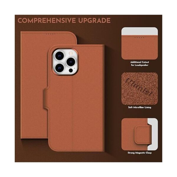 Niunisi Funda tipo cartera para iPhone 14 Pro Max de 6.7_5
