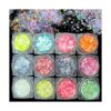 12 colores Night Glow Chunky Glitters Flakes Luminous Neon_3
