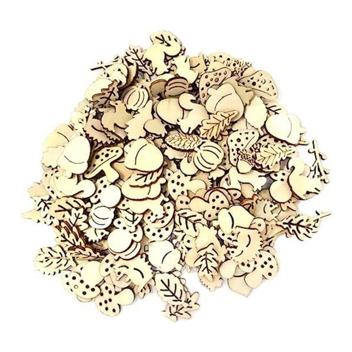 Honbay 200 piezas de hojas de erizo de ardilla sin