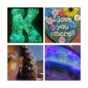 12 colores Night Glow Chunky Glitters Flakes Luminous Neon_4