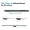 EyeBloc Funda de cámara web para MacBook Notch Series