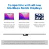 EyeBloc Funda de cámara web para MacBook Notch Series