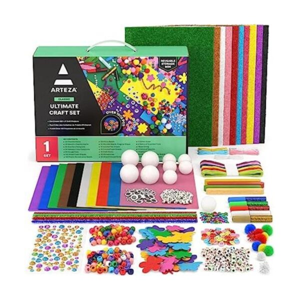 ARTEZA Kit de manualidades definitivo más de 1000 piezas