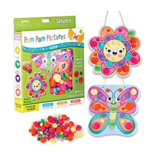 Creativity for Kids Imágenes de pompones jardín mariposa_1