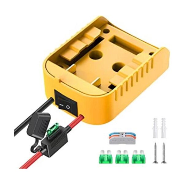 Adaptador de ruedas eléctricas para Dewalt de 20 V kit de_1