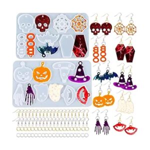 Rifanda 82 moldes de resina para aretes de Halloween con