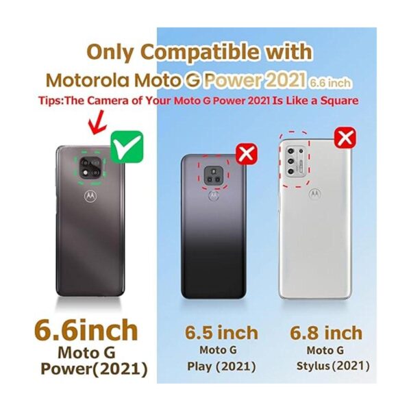Loheckle Funda para Moto G Power 2021 para mujer fundas_2