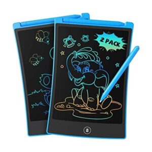 TEKFUN Paquete de 2 tabletas de escritura LCD con 4 lápiz_1