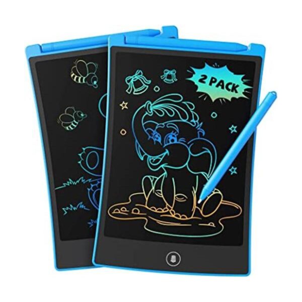 TEKFUN Paquete de 2 tabletas de escritura LCD con 4 lápiz_1