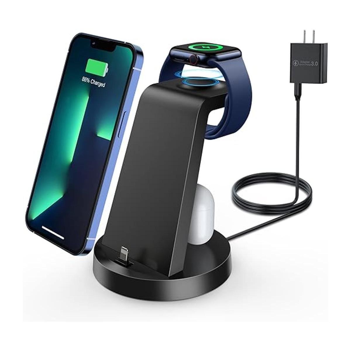 Charging Station for Multiple Devices3 in 1 Fast Charging