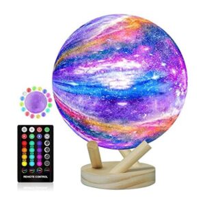 Moon Lamp GROPINFLY Night Light 16 Colors Galaxy Lamp 3D_1