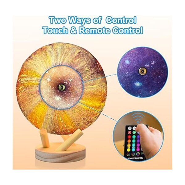 Moon Lamp GROPINFLY Night Light 16 Colors Galaxy Lamp 3D_3