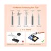 Kit de soldador soldador digital LCD de 80 W de