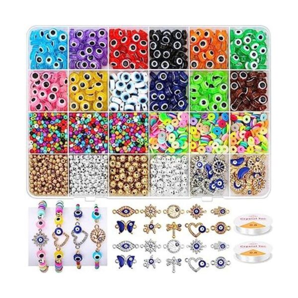 Kit de fabricación de pulseras contra el mal de ojo kit