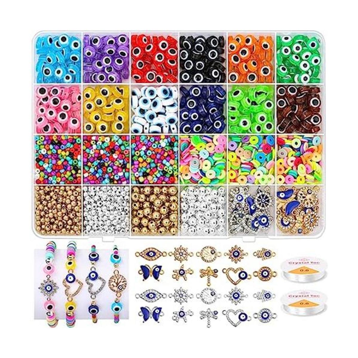 Kit de fabricación de pulseras contra el mal de ojo kit