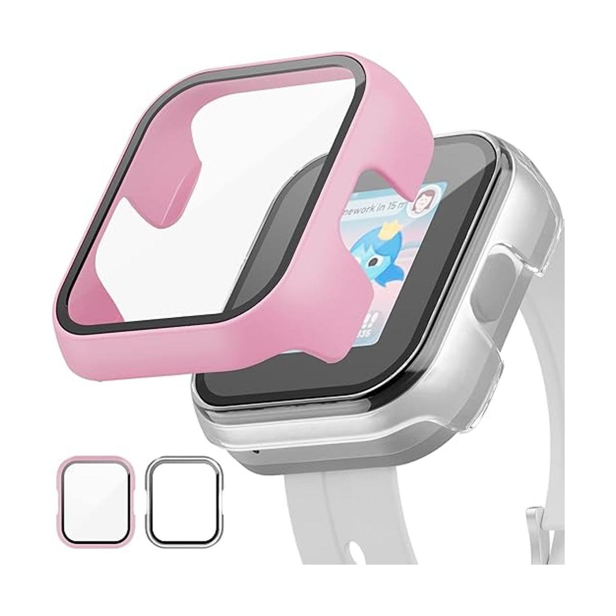 JZK Juego de 2 fundas protectoras de pantalla de reloj
