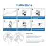 SUNVIE Fastlock2 Conector de cable de bajo voltaje_4