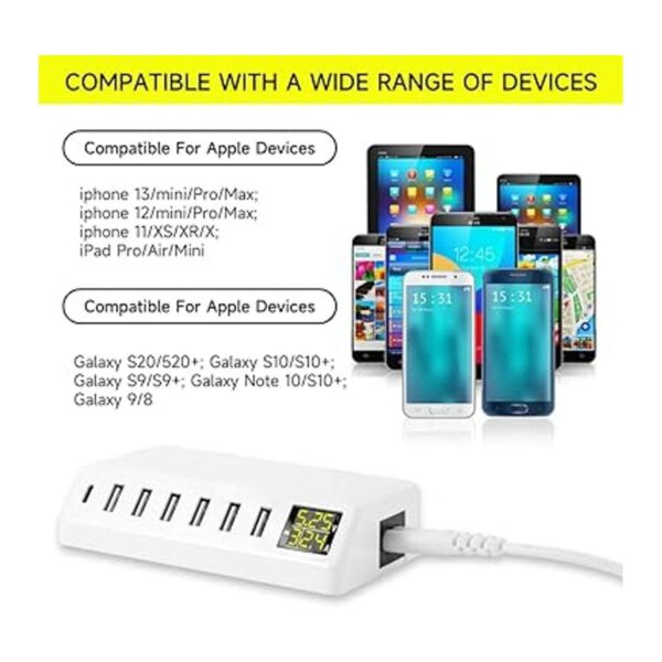 USB Charging Station60W12APD20W7Port USB Charger_5
