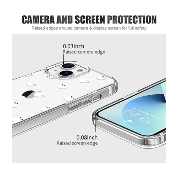 LUHOURI Funda para iPhone 13 Mini con protector de_3