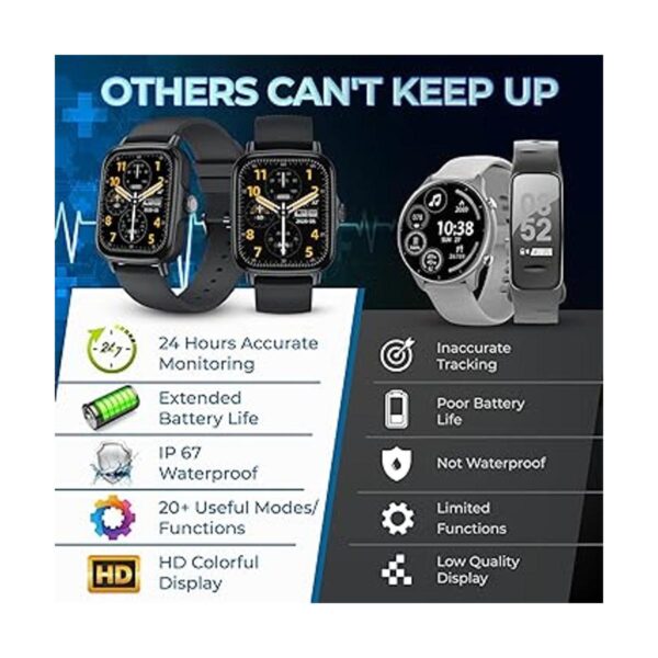 Inspiratek Reloj inteligente para hombres y mujeres reloj