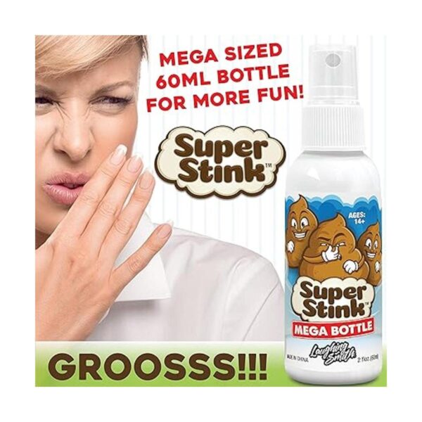 SUPER STINK Mega Size 2.0 fl oz Spray de pedos_6