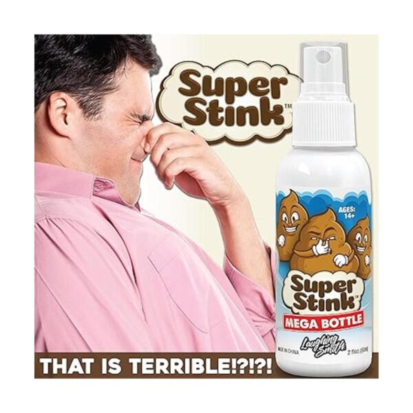 SUPER STINK Mega Size 2.0 fl oz Spray de pedos_5