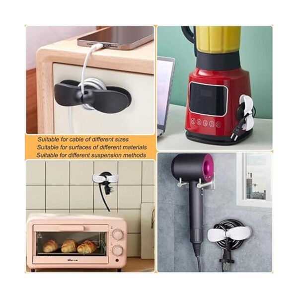 SisBroo Cord Organizer for Appliances 4PCS Kitchen