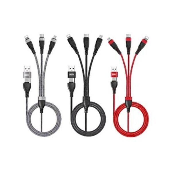 LHJRY Cable de carga USB AC a múltiple paquete de 3_1