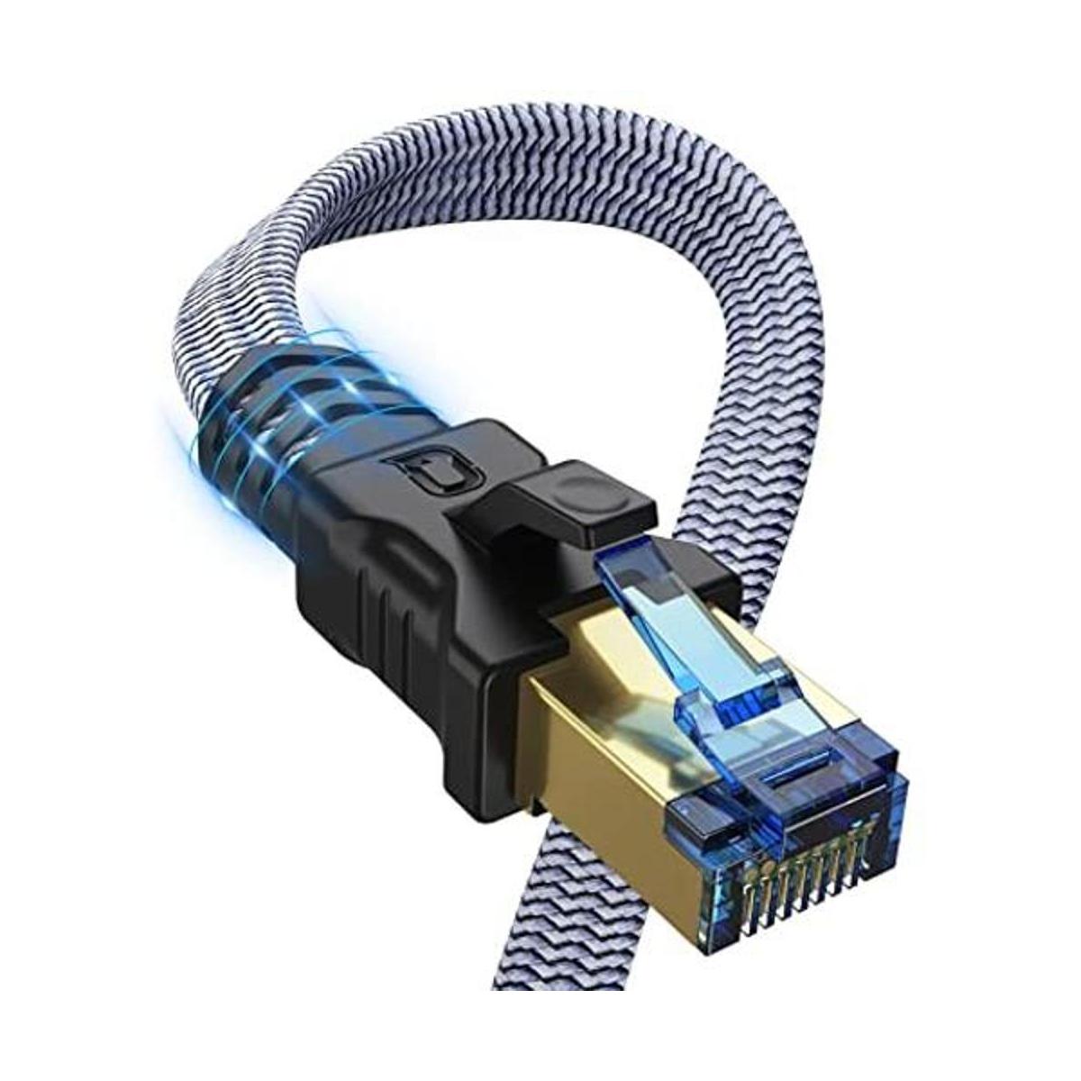 Cable Ethernet Cat 8 de 3 pies paquete de 2 cable de red
