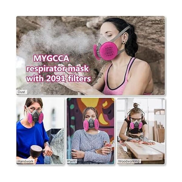 Respirador reutilizable respirador de polvo MYGCCA con_4
