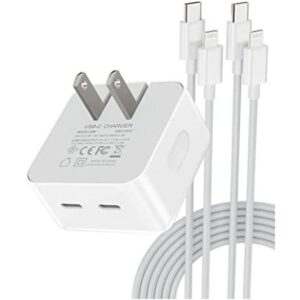VHBW Cargador de pared doble USB C para iPhone 14_1