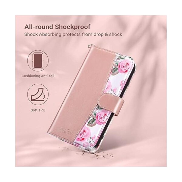 ULAK Compatible con iPhone 14 Plus Funda tipo cartera_3